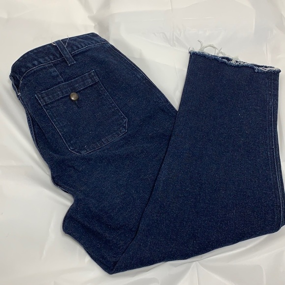 WOMEN’S Chaps Denim Cotton Jeans Size 10 w/ back pocket on front look - Picture 2 of 8